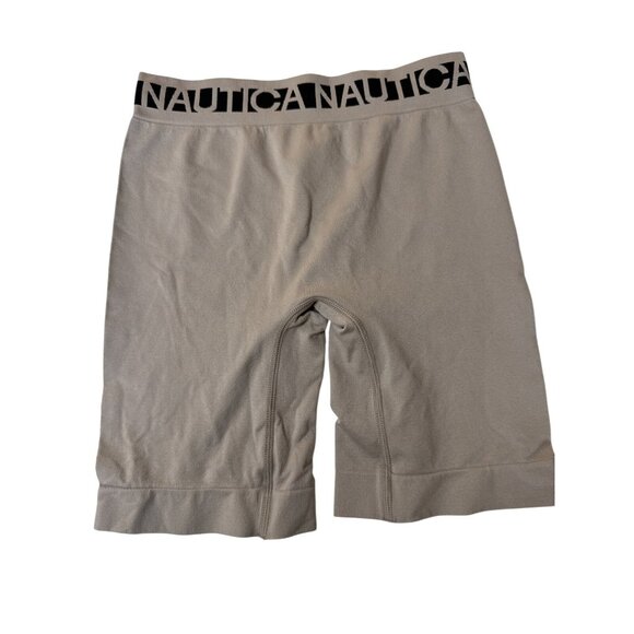 Nautica Taupe Boxer Briefs Size S Nylon/Spandex - Picture 1 of 5
